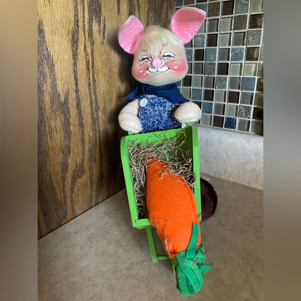 1991 Annalee Standing Bunny Boy Doll